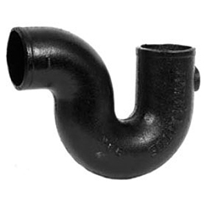 Northeastern 4 No Hub Cast Iron P Trap With Heel Tap