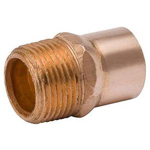 Northeastern X C X Mpt 700 Psi Lead Free Wrot Copper Straight Male Adapter